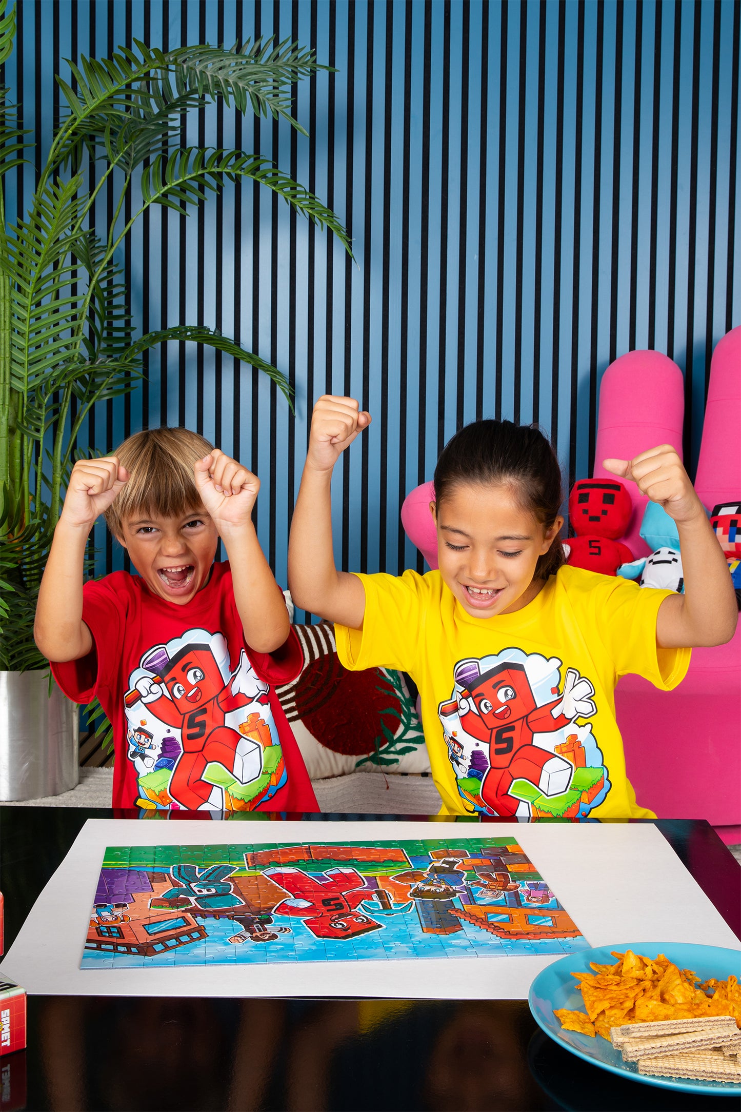 200 Parça Puzzle Samet Parlak Ekiple Yapı Kapışması Oynuyor