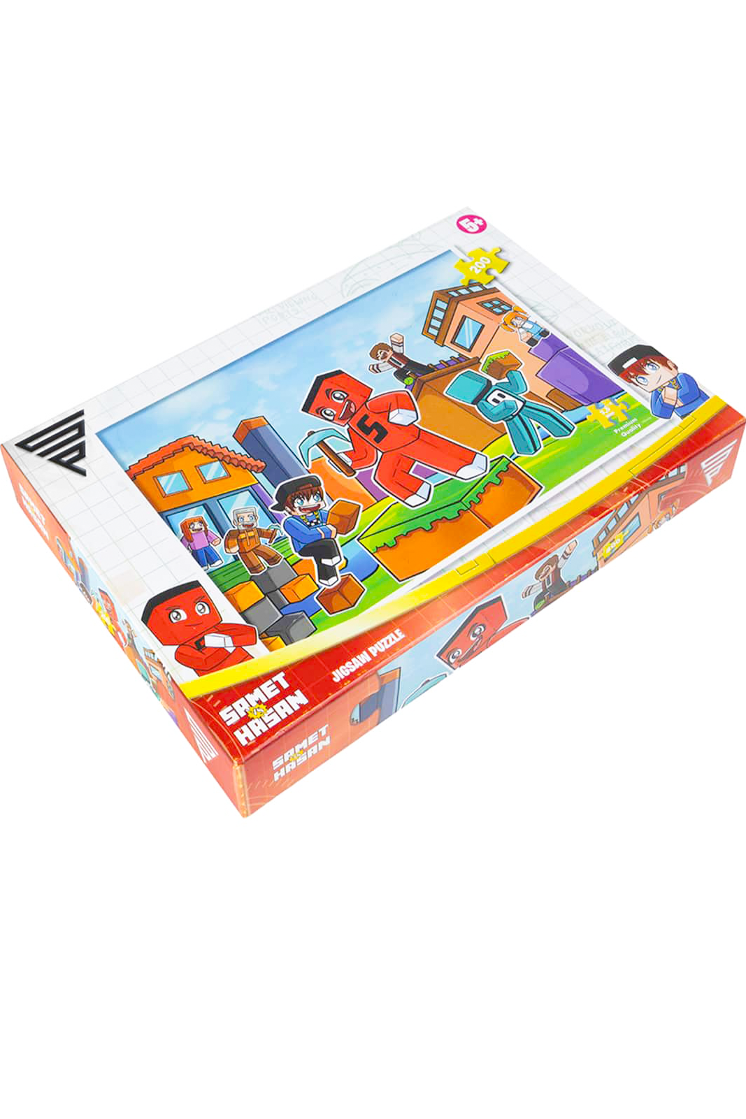 200 Parça Puzzle Samet Parlak Ekiple Yapı Kapışması Oynuyor