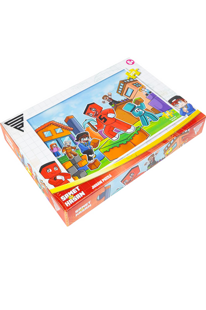 200 Parça Puzzle Samet Parlak Ekiple Yapı Kapışması Oynuyor