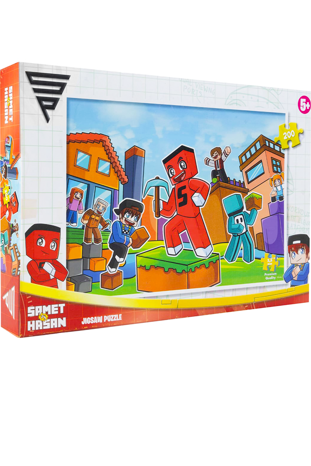200 Parça Puzzle Samet Parlak Ekiple Yapı Kapışması Oynuyor