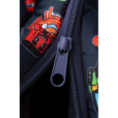 Samet Parlak Figürlü Peluş Çanta