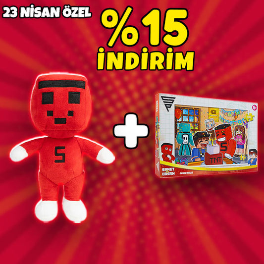 23 Nisan Özel Paket 2: Peluş Oyuncak + Puzzle