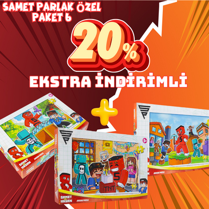 Samet Parlak Özel Paket 6: Samet Parlak 3lü Puzzle Seti