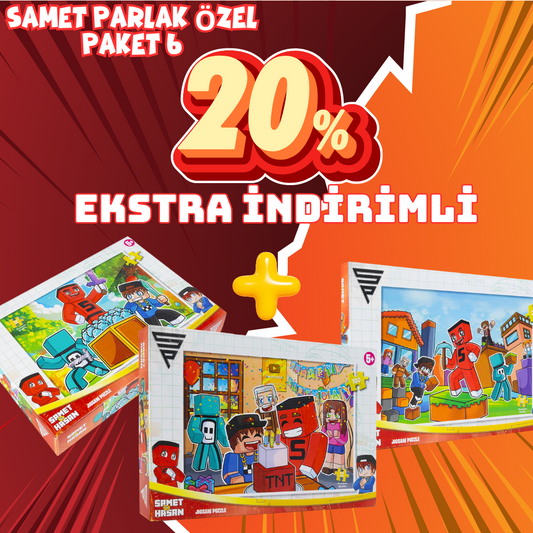 Samet Parlak Özel Paket 6: Samet Parlak 3lü Puzzle Seti