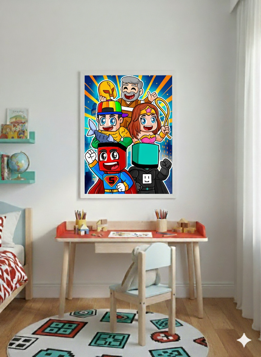 Samet Parlak Süper Kahraman Poster